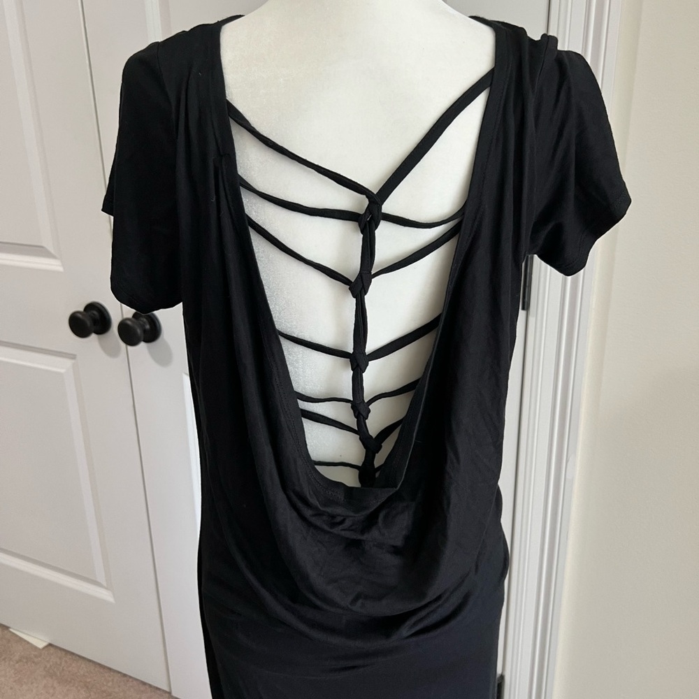 Benjamin Jay Strappy Knot Back Casual Gown - Picture 8 of 14
